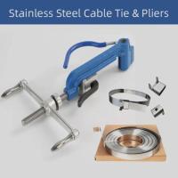 ราคา Screw Type Cable Ties Plier Fastening Cable Ties Guns Cable Tie Tool Stainless Steel manual Fasteni (57505147581)