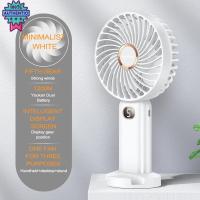 ราคา GOOJODOQ 2024 ใหม่ Desktop Mini Fan USB Charging Office Small Fan Electric Fan Rechargeable Fan For Student (28462364947)