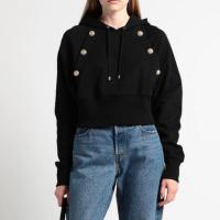 ราคา BALM''''N Balmain/Balmain New autumn and winter fashion long-sleeve sweatshirt for women, casual loose hoodie (53561104863)