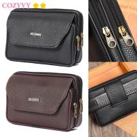 ราคา COZYVY Bum Belt Pack, กระเป๋าคาดเอวผู้ชายสําหรับเดินทางกันน้ํา, หนัง PU กีฬากระเป๋าคาดเอวสบาย (47356925560)