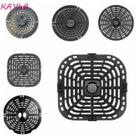 ราคา KAYLA กระทะย่างทอดอากาศ, Square Non-Stick Air Fryer Mat, Non-Stick กระทะทอดเกรดอาหารไม่มี BPA Black Crisper ตะกร้าครัว (26544978450)