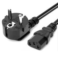 ราคา EU Power Cable Euro IEC C13 AC Power Extension Cord 1m 1.5m 1.8m 3*0.75mm For PC Computer PSU Antminer Printer LG TV (49661113460)