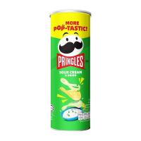 ราคา [สินค้าส่งด่วน] พริงเกิ้ลส์มันฝรั่งซาวครีมหัวหอม 102ก. PRINGLES SOUR CREAM AND ONION 102 G. (55608887606)