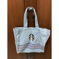 ราคา Starbucks กระเป๋าผ้ายีนส์ใบใหญ่ (10385942447)
