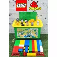 ราคา Lot4เลโก้ LEGO duplo set 7618 fun zoo มือสองของแท้ คะ มีกล่องเดิมมี101ชิ้นหล่องเดิมสคิ๊กเกอร์ซซีดกล่องมีรอยกระแทก2จุดค (41060923413)