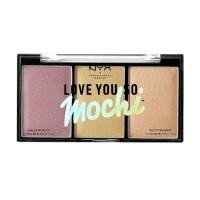 ราคา NYX Professional Makeup - LOVE YOU SO MOCHI - Highlighting Palette - Highlighter Palette - 01 LIT LIFE (14383386390)