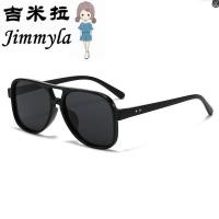 ราคา แว่นกันแดดแฟชั่นวินเทจกรอบใหญ่ สําหรับผู้หญิงผู้ชาย สไตล์กลางแจ้ง เลนส์ใสไร้ค่าสายตา (40332628008)