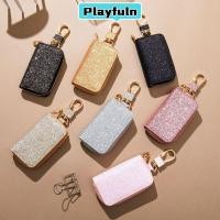 ราคา PLAYFULN ออร์แกนกุญแจรถ, กระเป๋าใส่กุญแจรถ PU เงา, กระเป๋ามินิบลิง (27845230305)