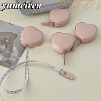 ราคา YUMEIREN เทปวัด, ไม้บรรทัดยืดหยุ่นรูปหัวใจหนังนุ่ม, น่ารักสีชมพูแบบพกพาสวมใส่เทปวัดบ้าน (52663601144)