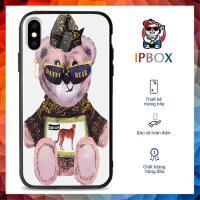 ราคา Iphone เคสกระจกนิรภัยพิมพ์ลาย Moschino Bear Ted IPBOX สําหรับ Iphone 11ProMax/X/Xs/8Plus/Xr/Se/7/Iphone12 (43730959314)