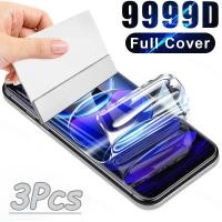 ราคา OnePlus12 OnePlus10 3 ชิ้น HD Clear Soft Hydrogel ฟิล์มสําหรับ OnePlus 10 9 Pro 9RT 5G 13R 12 11R 11 10T 10R 10 9R ระเบิดป้องกันหน้าจอโทรศัพท์ Anti Blue Light Soft ฟิล์ม (49062711779)