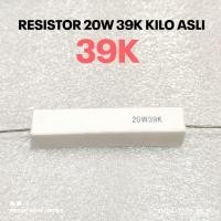ราคา 20W 20WATT 39K 39K KILO ROHS ORIGINAL CHALK RESISTOR (26894554810)