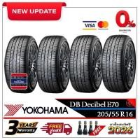 ราคา 205/55R16 YOKOHAMA E70 |2,4 เส้น| *ปี2026*-ส่งฟรี- ผ่อน0% ยางใหม่ /ยางโยโกฮาม่า (5816809628)