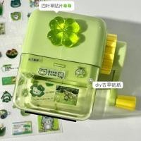 ราคา เครื่องเหลาดินสอมือหมุนโคลเวอร์สี่ใบโบราณเครื่องเหลาดินสอเด็กเครื่องเหลาดินสอแบบแมนนวล (49114004691)