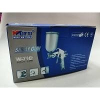 ราคา WUFU W-71G กาพ่นสี กาพ่นสี ใช่ลม กาพ่นสีบน WUFU รุ่น W-71G ตัวถ้วยบรรจุ สีอยู่ด้านบน เหมาะกับงานพ่นสีแบบละเอียด (1898283499)