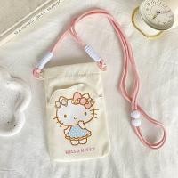 ราคา ส่งจากไทยกระเป๋าใส่โทรศัพท์ Sanrio Hello Kitty ซองมือถือ กระเป๋าสะพายข้าง กระเป๋าคล้องคอ กระเป๋า ขนาดกระทัดรัด (26194013024)