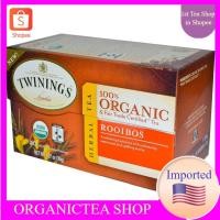 ราคา Twinings Organic Herbal Tea Rooibos 20 Tea Bags ชา ทไวนิงส์ ชาสมุนไพรพร้อมส่ง (7418313296)