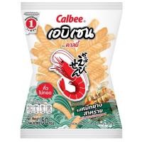 ราคา คาลบี้เอบิเซนข้าวเกรียบกุ้งรสหมึกย่างสาหร่าย 50กรัม Calbee Grill Squid Seaweed 50g [หมายเลขบาร์โค้ด 8851016003064] (42281961817)