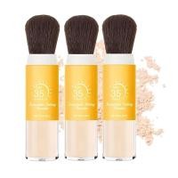 ราคา Mineral Sunscreen Shaping Powder SPF 35, Translucent Brush Sunscreen Powder for Face and Scalp, Long-Lasting Light Breathable, Oil Control Natural Face, เหมาะสําหรับทุกสภาพผิว (3 ชิ้น, 8g) (5816066759