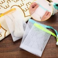 ราคา สบู่ฟองสุทธิถุงเก็บล้างอาบน้ําเจลอาบน้ําฟองโฟมทําความสะอาดผิวหน้ากระเป๋าตาข่ายกระเป๋ากระเป๋า (26478493330)