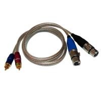 ราคา R01KSH NKE สายสัญญาณเสียง 1เมตร Professional Audio Link Cable XLR Femaleto RCA Male (62654848)
