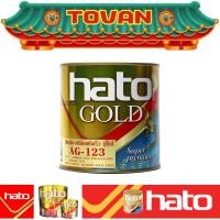 ราคา HATO สีทองน้ำมัน ยุโรป AG-123 (1/4กล/0.946L) # ออก..ใบเสร็จ-ใบกำกับภาษี..ได้ครับ.. (25472706356)