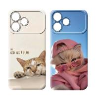 ราคา [GCS815] เคสที่รองรับสําหรับ OPPO A6C 4G 2026 Cute Cat Motif Cool อินเทรนด์ TPU กันชน (46413229747)