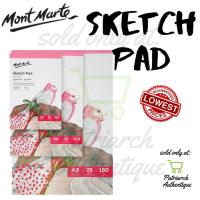 ราคา [Sketch Pads] Mont Marte Signature Sketch Pad 150gsm 25 แผ่น - A3 A4 (55160438977)
