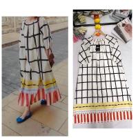 ราคา ดรสยาวลายเส้นตาราง แขนศอก ลำตัวเป็นทรงปล่อยๆ สวมใส่สบายๆ แท็กป้าย ypy งานดีผ้าสวย มีซับใน มีกระเป๋า2ข้างค่ะ (19433604583)