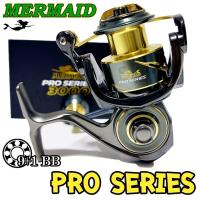 ราคา [ส่งฟรี] รอกสปิน นางเงือก MERMAID PRO SERIES โปรซีรีส์ 9+1BB น็อปกลม แขนเกลียว (55711112960)