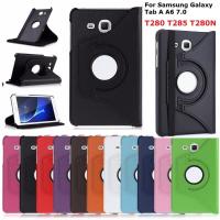 ราคา เคสหนัง PU ฝาพับ 7.0 นิ้ว 360 องศา สําหรับ Samsung Galaxy Tab A A6 7.0 2016 SM-T280 T285 Samsung T280 T285 (24303301027)