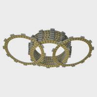 ราคา LOPOR 6+2 Pcs Motorcycle Fibrous Clutch Discs Plates For Honda CBR1000RR CBR 1000 RR 04-07 CB CB100 (52954094465)