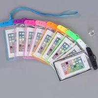 ราคา กระเป๋ามือถือกันน้ำ H022 ซองกันน้ำ กระเป๋าคล้องคอมือถือกันน้ำ ขายส่งยกโหล 12 ใบ คละสี (42508441343)