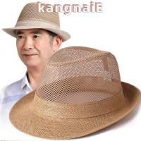 ราคา KANGNAI หมวกแจ๊สปานามา, หมวก Fedora ตาข่ายแห้งเร็ว, หมวกตกปลาระบายอากาศแฟชั่น (51712858278)