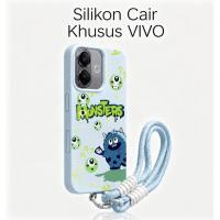 ราคา Monster Inc ซิลิโคนเหลว + สายรัดป้องกันรอยขีดข่วนปลอก Vivo V60 Lite Y29 Y19S Pro Iqoo Z10R Z10 Lite ปลอก (51665036127)
