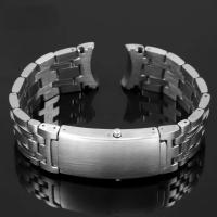 ราคา Watchbands Bracelet For Omega Planet Ocean 007 Seamaster 600 Metal Strap Watch Men Stainless Steel Watch Band Chain 18mm 20mm (52110217049)