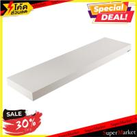 ราคา แนะนำ แผ่นชั้นขอบหนา FASTTECH 24x90x5 ซม. สีขาว WOODEN SHELF 24X90X5CM FASTTECH WHITE แผ่นชั้นและแขนรับชั้น (8044580301)