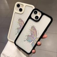 ราคา เคสไอโฟน17 11 ลายผีเสื้อโฮโลแกรมขอบชมพูสุดฮิตน่ารักมากๆ สำหรับ IPhone 17 16 11 16E 13 15 12 Pro Max 17 16 Plus 16 15 Pro (46309373101)