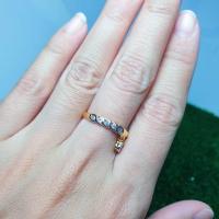 ราคา แหวนทองแท้ 18k เพชรเหลี่ยมเกสร 0.20ct (3210562701)