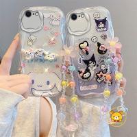 ราคา เคสโทรศัพท์มือถือแบบนิ่ม ใส ลายการ์ตูนสุนัขชินนาม่อนโรล คุโรมิ สตรอเบอร์รี่ หมี กระต่ายน่ารัก 3D พร้อมสายคล้อง สําหรับ iPhone 8 7 Plus 6 6S Plus SE2 SE3 (21395405589)