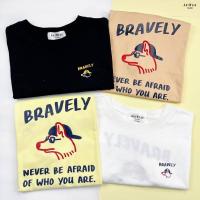 ราคา เสื้อยืด Oversize แบรนด์ Anywear ®️ ลาย Bravely (16797875027)
