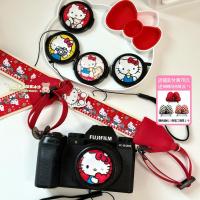 ราคา Kt Cat น่ารักการ์ตูน Slr เลนส์หมวกสีแดงสายคล้องกล้องสายคล้องไหล่เหมาะสําหรับ Canon Sony Nikon Foji (45011576989)