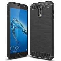 ราคา เคส Armor Carbon TPU Samsung Galaxy J7 Plus - Casing Black Soft Cover Black Original Shock (28284863813)