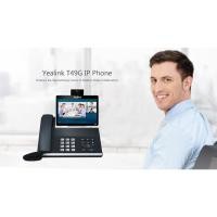 ราคา [ตัวเดโม่] Yealink Video IP Phone T49G 8" touch screen, built-in WiFi-Bluetooth, พร้อมกล้อง (52763670458)