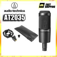 ราคา Audio-Technica AT2035 Cardioid Condenser Microphone for Studio, Podcasting and Streaming, สีดํา (41610823581)