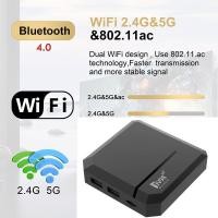 ราคา Tv98 BT h313กล่องรับสัญญาณทีวี Dual Band WIFI TV Box Android 12รีโมทคอนโทรลด้วยเสียงบลูทูธ (25484184534)