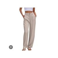 ราคา Str pleated wide กางเกงขายาวทรงบานจับจีบด้านหน้า (สีเบจ)แท้/ใหม่ (45613257795)