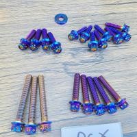ราคา น็อตชุดแคร้งเครื่อง Pcx 160 cc. สแตนเลส สีไทเท น็อตแคร้งยกชุด PCX160 (43076804342)