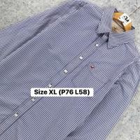 ราคา เสื้อเชิ้ตลายทาง KEMEJA Hollister (41871993118)
