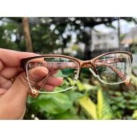 ราคา COACH แท้มือสอง กรอบแว่นสายตากึ่งเปลือยHC 5038(Montana)T 9076(Satin Brown) 52- 17 -135 แว่นเลนส์สายตาสั้น(กล่องแทน) (28660157493)